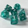 7Pcs Acrylic Multiple Side Dices Different Size Digital Number Dices Kids Adult