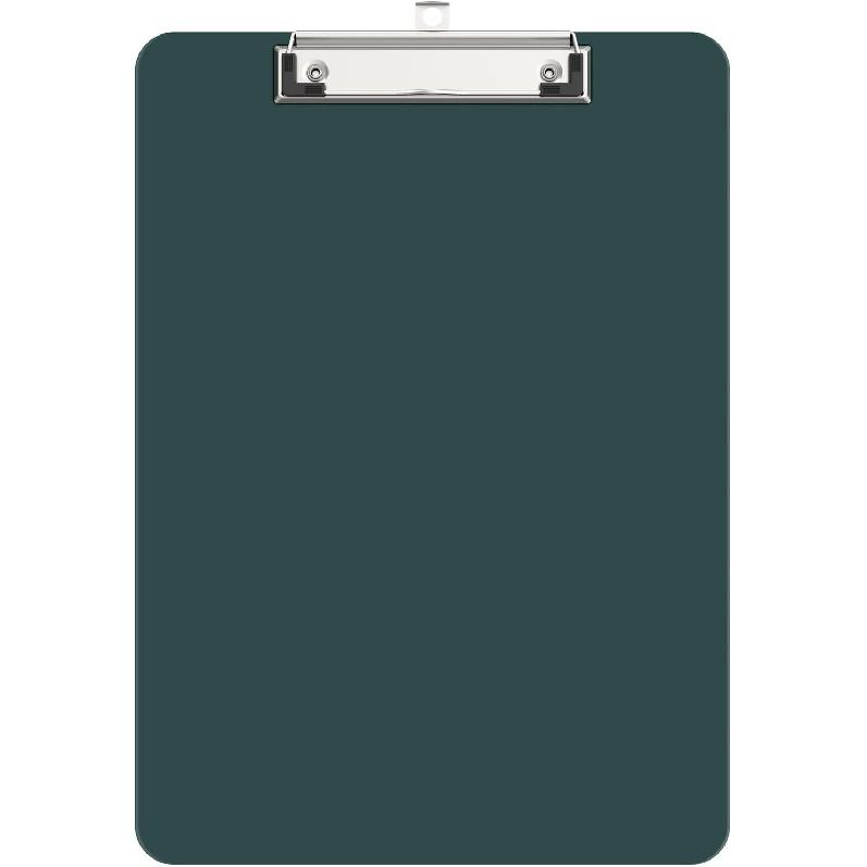 Plastic Clipboards, A4 Black Clip Board 8.5x11 for Classroom, Students, Kid, Woman, Size 9" x 12.5" with Low Profile Clip, Office & School Supply