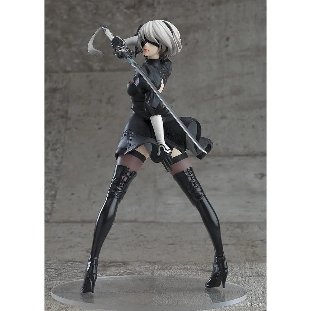 18CM 2B Anime Game NieR:Automata Figure YoRHa No. 2 Type B Animation Model Toys Gifts Collection Desktop Decoration Ornaments