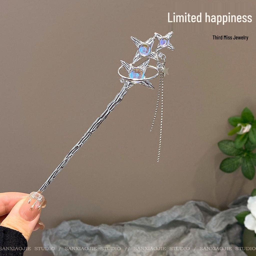 Tassel Flower Hairpin: Elegant Chinese Style Hanfu & Qipao Hair Accessory for Women