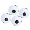 4 Stück Golf Putting Übung Doppelschicht Spielball Weiß Schwarz Ball Schwarzer Punkt Ball