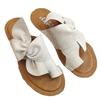 Summer Flat-bottomed Bow Women's Shoes Summer New Fashion To Wear Seaside Beach Cool Slippers