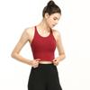 Women's Shockproof Criss-Cross Back Sports Bra – Dry, Refreshing, Push-Up Design for Outdoor Yoga