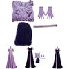 Vintage-inspired Bridgeton Long Dress Set For Stage Performances