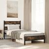 VidaXL Bed Frame Without Mattress with Headboard 90x190 Cm, Single Bed, Bedroom Furniture, Guest Bed, Bed, 4017192