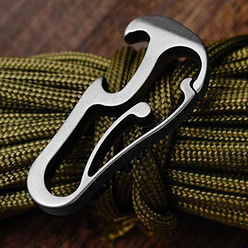 Starke Karabiner Premium-Karabiner Robuster Widerstandsfähiger Karabinerhaken zum Wandern, Campen und für den täglichen Gebrauch