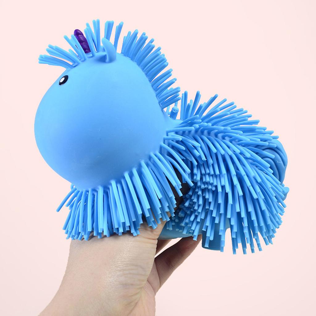 Long Haired Horse Decompressing Toy Antianxiety Toy for Office School Stretchy Stress Animal Toy for Student Adults