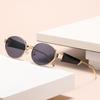 New Oval Metal-framed Sunglasses Are Fashionable, Fresh And Uv-resistant, Unisex Glasses 2426