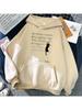 Felpe con Cappuccio Nere a Manica Lunga Donna Squalo Gatto Felpe con Cappuccio Divertenti Animali Cartoni Animati Stampa Grafica Pullover Streetwear
