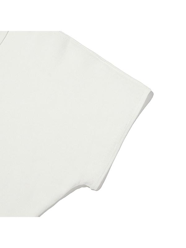 KIRSH Collection Collared Short Sleeve Knit [White]