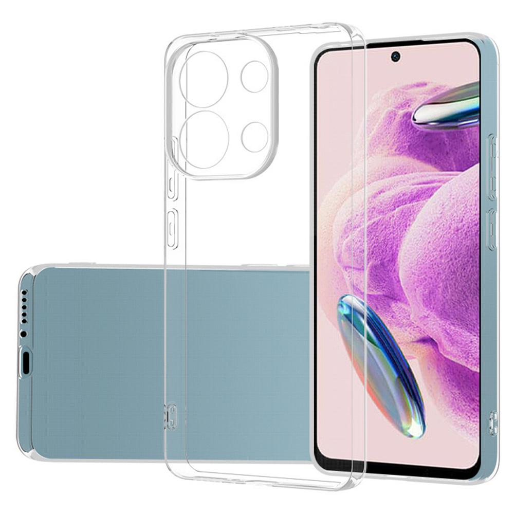 For Xiaomi Redmi Note 13 Pro 4G/Poco M6 Pro 4G TPU Case Clear Phone Cover Precise Cutout