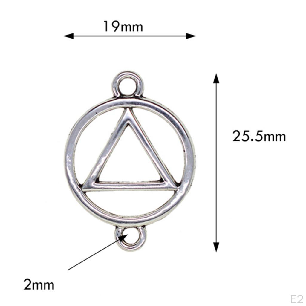 50pcs Retro Charms Pendants Tibetan for Jewelry Chain Bracelets