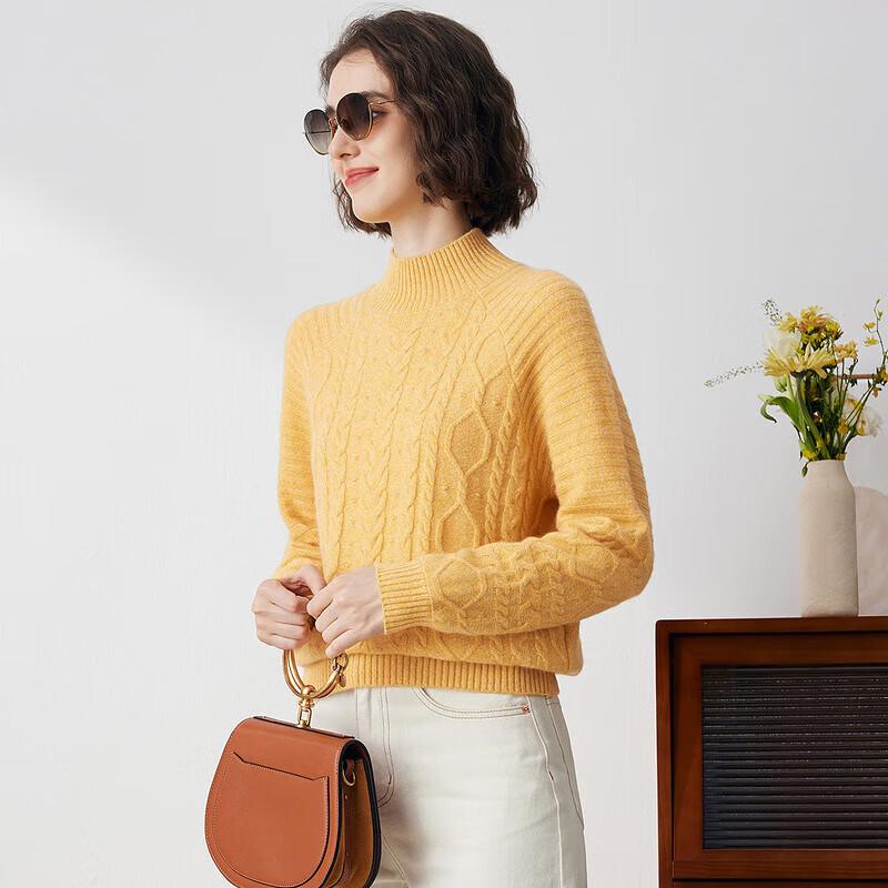 Komom Boka Women's Half-High Collar Cashmere Sweater