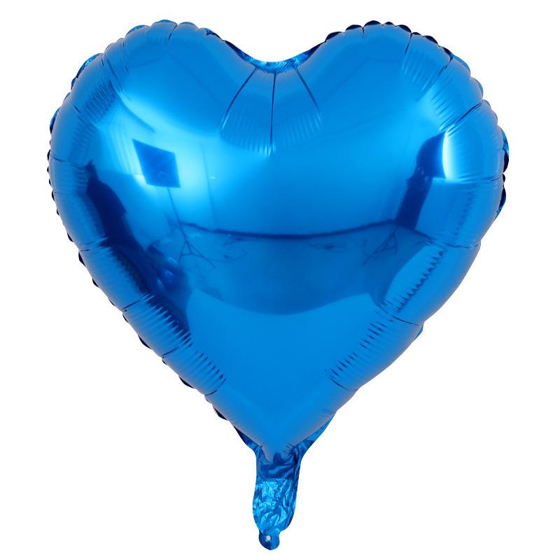 18" Heart and Star Foil Balloons for Weddings and Birthdays