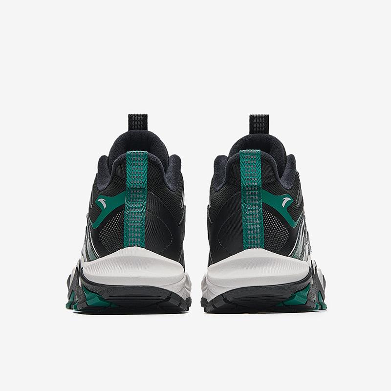 Anta Kids Outdoor Series Trendy Non-Slip Durable Cotton Shoes Kids Shoes Black Green 312446917-3