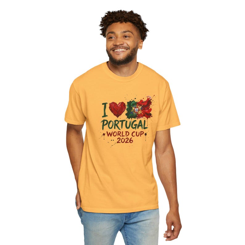 I Love Portugal 2026 World Cup Soccer Fan T-Shirt | Portugal Football Tee 4XL