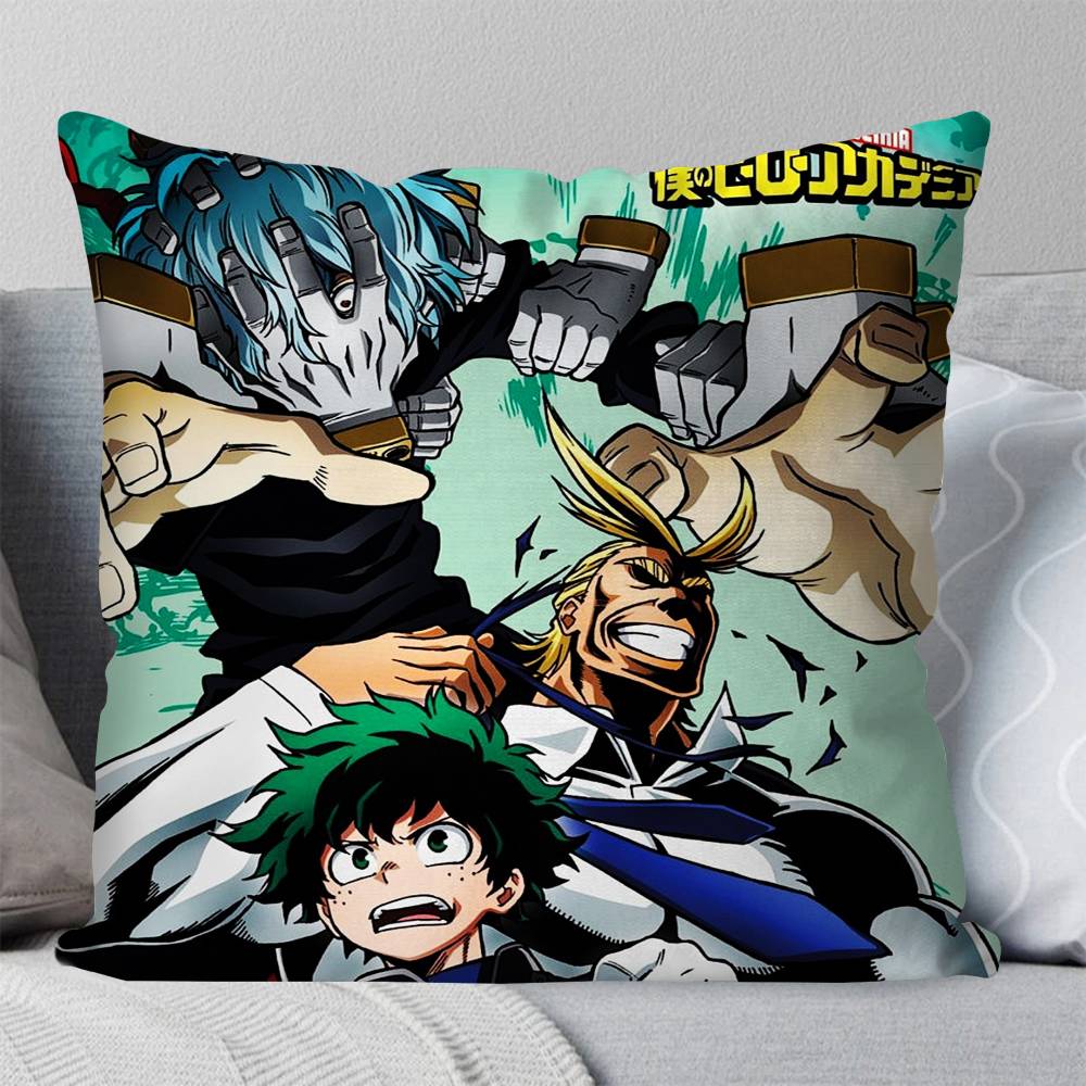 Anime My Hero Academia Pillow Case Square Pillow Bedroom Sofa Leisure Comfort Cushion Car Living Room Home Decoration