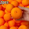 Quetschbare Orange Quetsch Fidget Spielzeug Kreativer Weicher Baustein Füllung Stressball Spielzeug ASMR Sensorisch Anti-Stress Spielzeug für Erwachsene