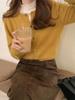 2026 Spring/Autumn Women's Korean Style 100% Pure Wool Cardigan - Round Neck, Thin Cashmere Knit Sweater Coat