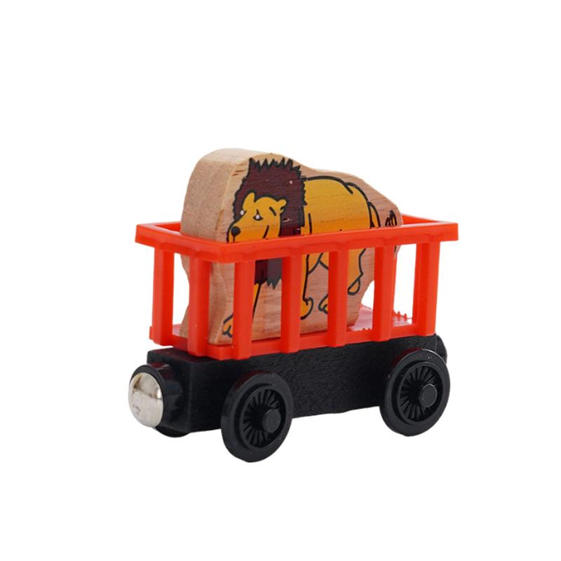 New Wooden Multifunctional Magnetic Car Scenery Car Toy For Kids Compatible with Thomas Wooden Train Track