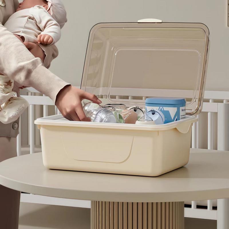 Cutlery & Bottle Drying Rack with Dustproof Lid for Baby Utensils