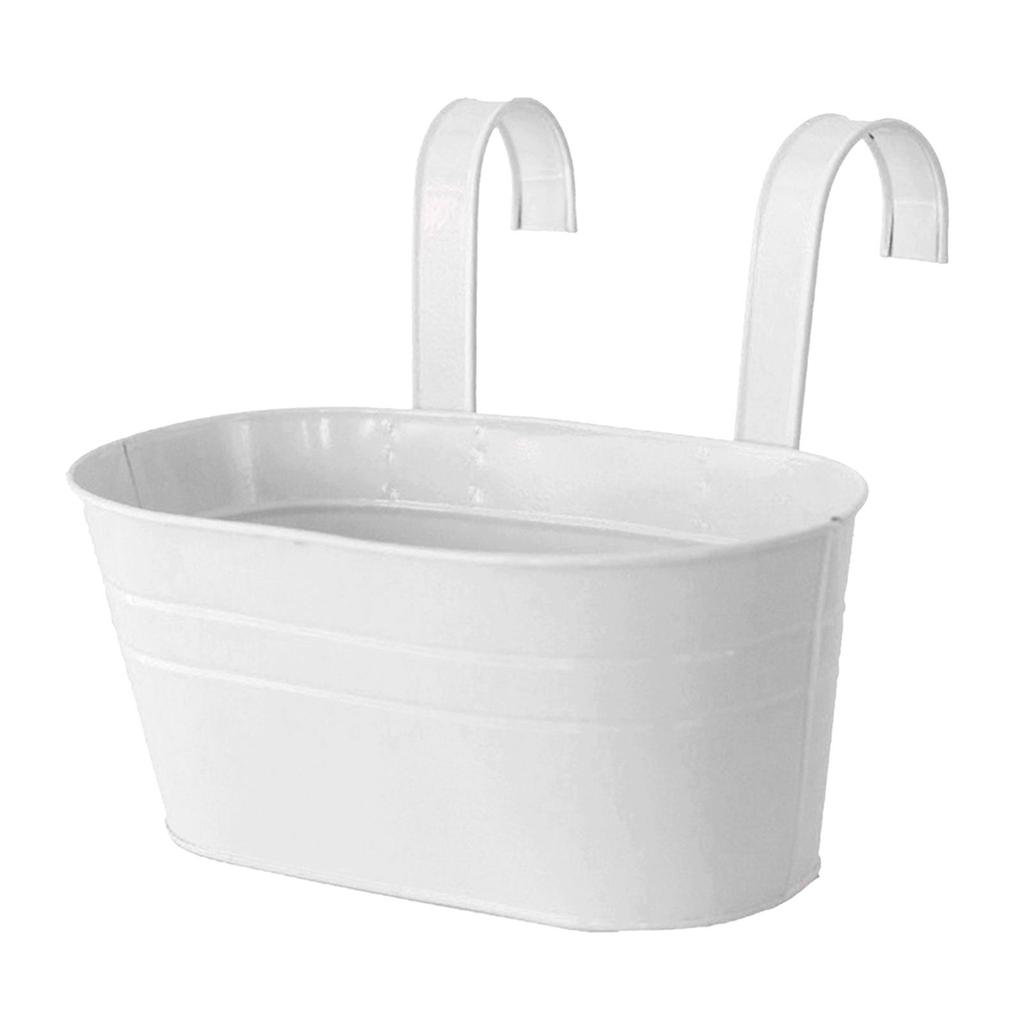 Detachable Hook Hanging Flower Pots for Balcony Ers Indoor Rails Deck