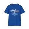 1958 Apache Stepside Classic Pickup Minimalist Line Art Unisex T-shirt