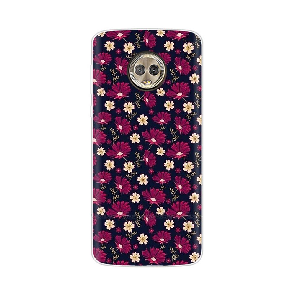 For Moto G6 Play Case TPU Soft Paint Animal Silicone Clear Cover for Motorola Moto G6 Play Plus G6Play Cases Protective Shell