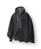 Whoops Washed Denim Hoodie [Black]