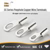 Copper Wire Crimping Terminal Eyelet, 25A-1000A Lug Cable Connector