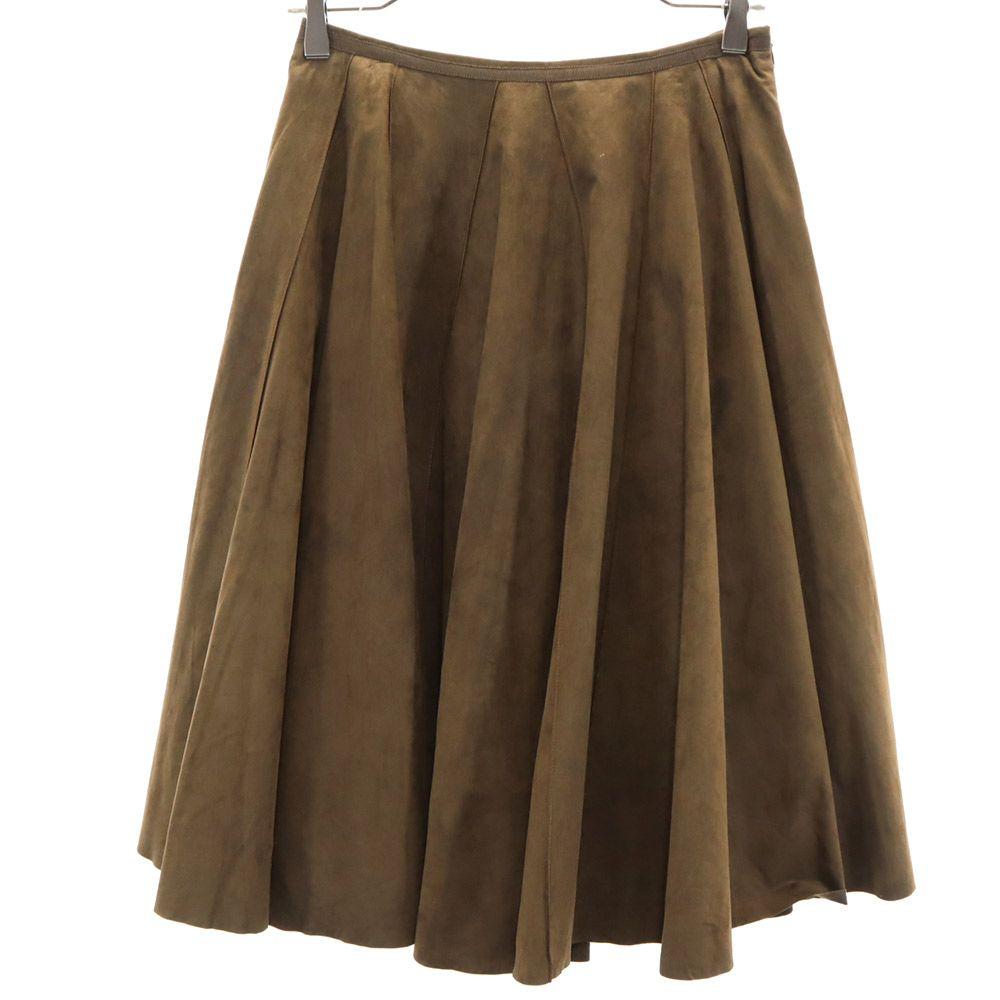 FOXEY made in Japan Mini length Faux leather flare skirt 40 BOUTIQUE Women Used