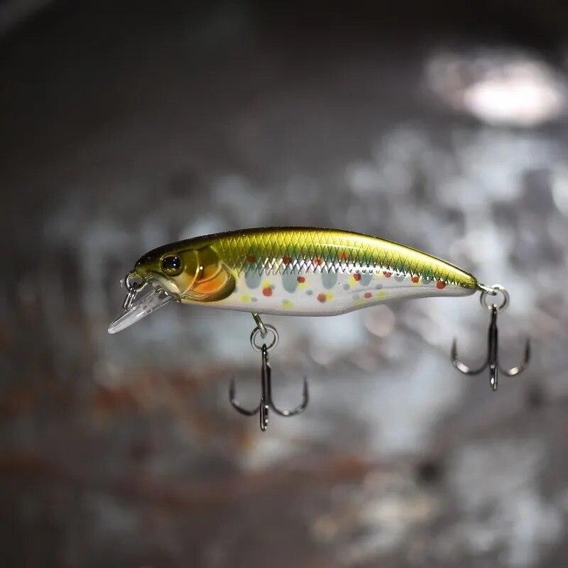Giappone Modello Caldo Minnow Affondante Esche da Pesca 52mm Jerkbait Spigola Luccio Carkbait Wobblers Swimbait Esche Dure Professionali Accessori da Pesca Esca Spigola