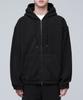 Musinsa Standard Oversized Polar Fleece Hooded Zip-Up [Black]