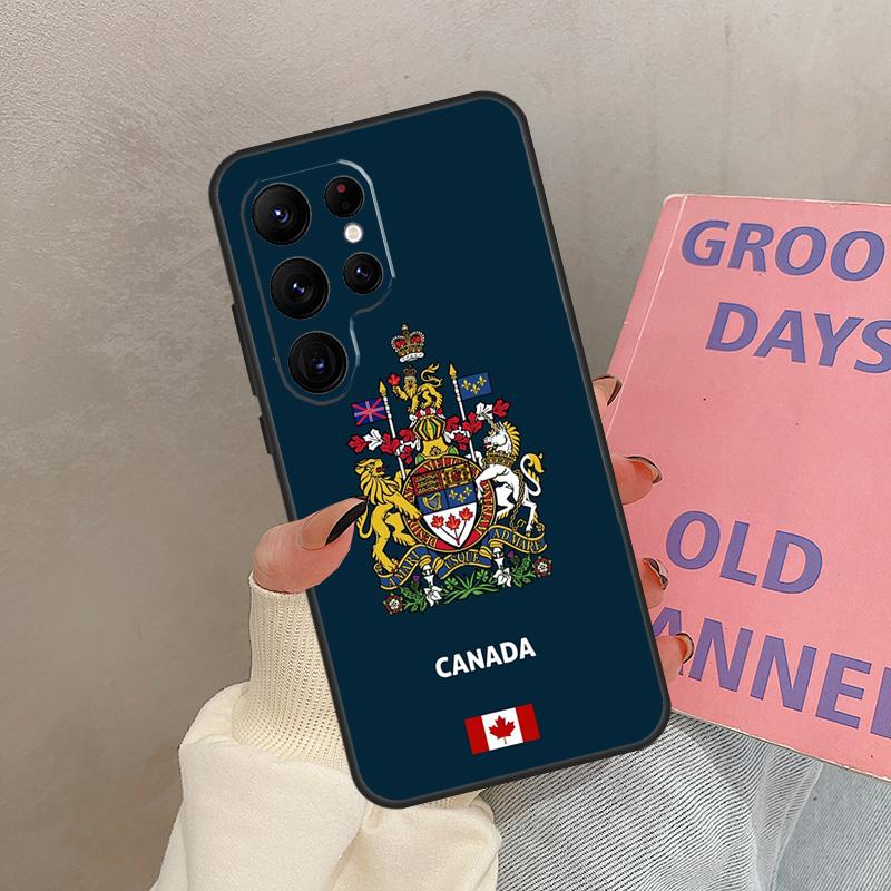 

Canada Canadian Flag Case For Samsung Galaxy S25 Ultra S20 S21 S22 S23 S24 Ultra S9 S10 Plus S25 FE Cover Coque Galaxy S23