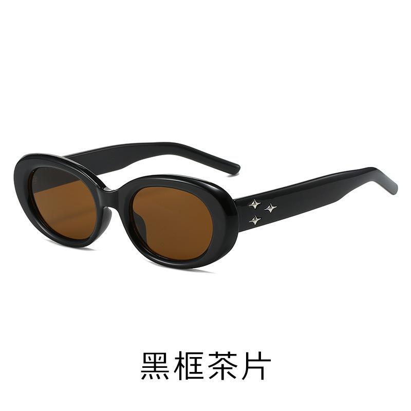 Sunglasses for Women Small Oval Sunglasses Fashion Retro Style Sun Glasses Outdoor Leisure Decorative Glasses
