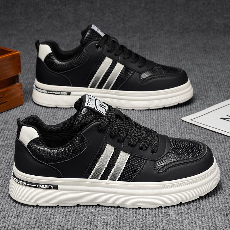 Autumn men's shoes new breathable little white shoes men's trend versatile lightweight wear-resistant sports shoes casual board shoes trendy shoes