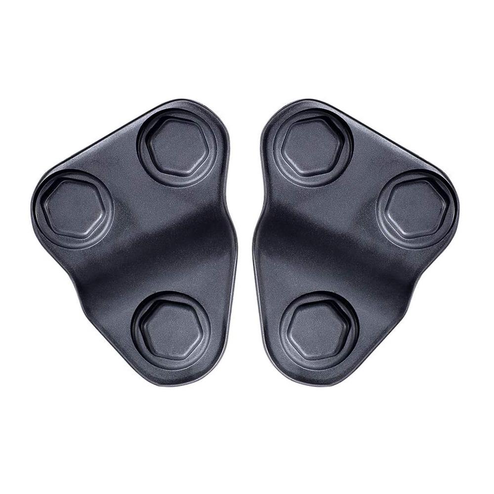 

1PAIR Car Front Door Screw Protection Cover Trim Screw Decor Sticker For Jeep Wrangler JL Gladiator JT 2018-2025 чёрный