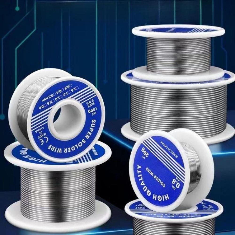 4pcs Electronic Soldering Wire Solder Wires Rosin Core Tin Multipurpose Welding Flux Iron Wire Reel Home Accessories For Repair