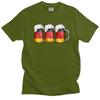 GerUnisexy Beer Flag T Shirt for Unisex Soft Cotton Casual Tshirt Round Neck Short Sleeves GerUnisex Pride Tee Tops Fitted Clothing Gift