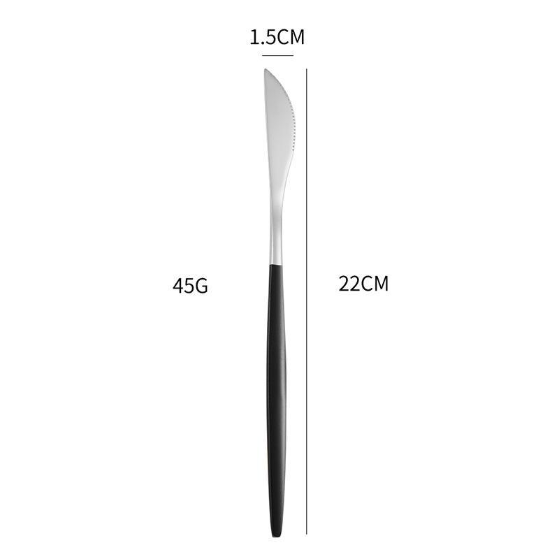 European High-Value Stainless Steel Tableware Set: Portuguese Knife, Fork, and Spoon for Hotels and Western Dining