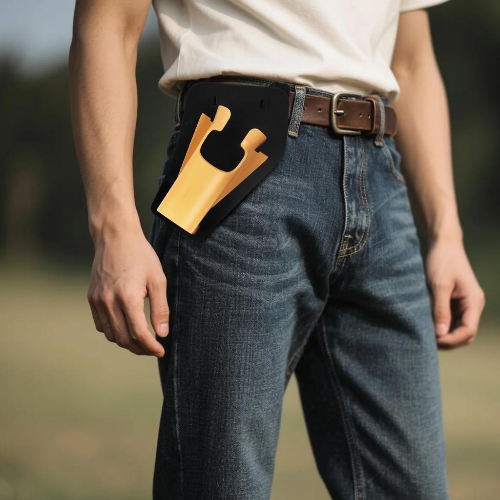 Hands-Free Fishing Rod Belt Holder Portable Waist Rod Holster for Spinning/Casting Rods Fits Most Belts for Shore & Boat Fishing
