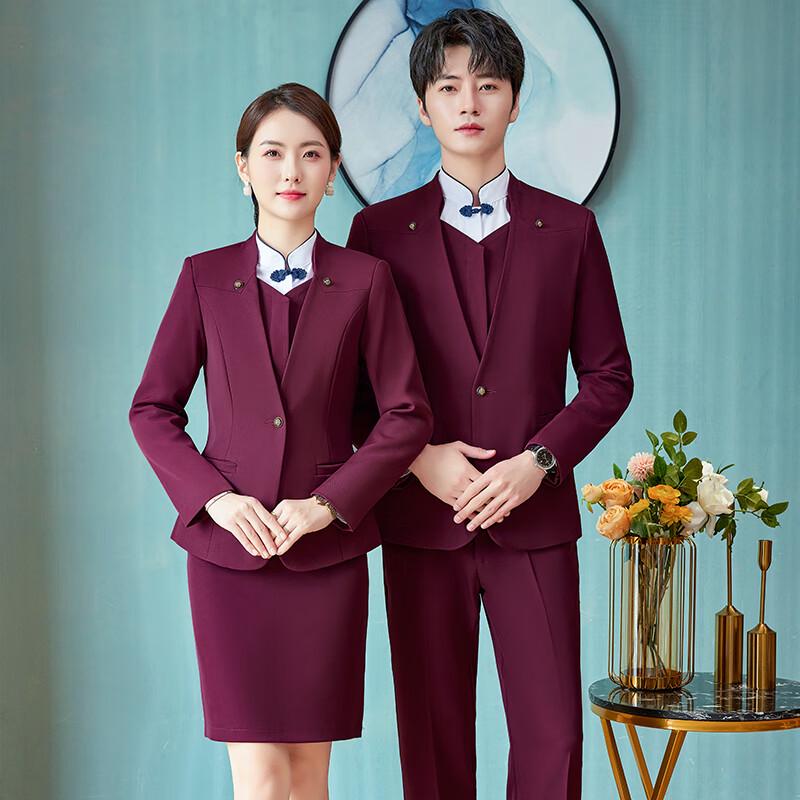 Taluoman Professional Business Uniform Suit Set