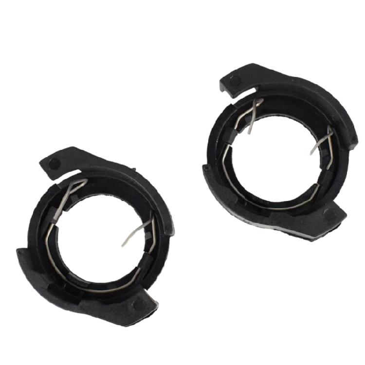 Automotive H7 Headlight Holder Clips Plastic Construction For LED Bulb Stability During Vehicle Motion