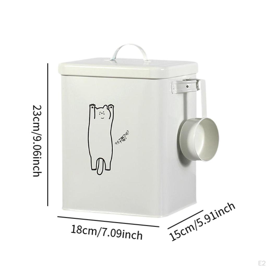 Airtight Container for Cat Food Storage And Organization