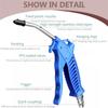Pneumatic Hardware Tool Dust Removal Gun Blowing Air Soot Blowing Gun Air Pump Extended Nozzles High Pressure Dust Blowing Gun