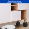 6Pcs Furniture Risers Heavy Duty Sofa Riser Nonslip Bottom Adjustable Table Risers Stackable Bed Lifter Furniture Accessories