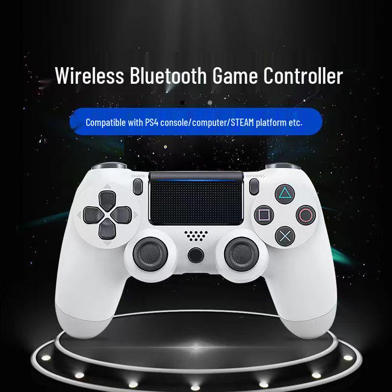 Universal Bluetooth Wireless PS4 Controller: Compatible with PC, Android, Apple, Mobile & Tablet, with Vibration Function.