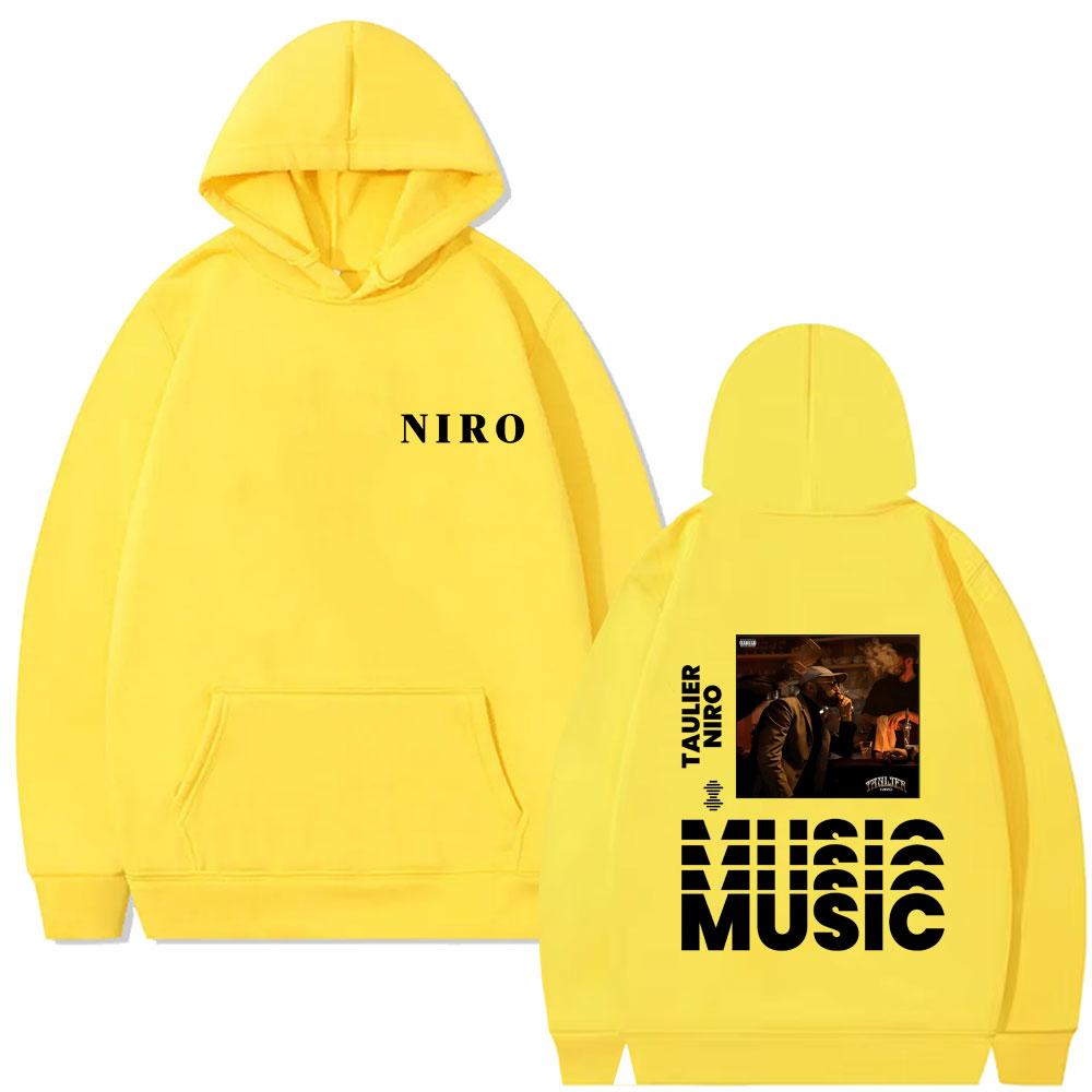 

Rapper Niro Taulier Album Graphic Hoodie Men Women Rock Streetwear Unisex Fashion Vintage Casual Fleece Hoodies 3XL