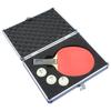 BAGandCASE ALIKAN 28 Types PC Table Tennis Racket Case PC Table Tennis Case Table Tennis Ball Case Table Tennis Ball Bag (S2-SILVER, SPP002: 29 X 22