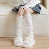 Harajuku Children's Leg Warmers Korean Style Plaid Bow Socks Cute Knitted Leg Cover  Baby
